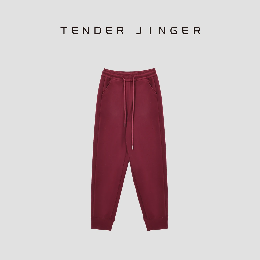 Tender Jinger｜三防松紧腰羊毛蚕丝休闲百搭羽绒卫裤T54YRR50269