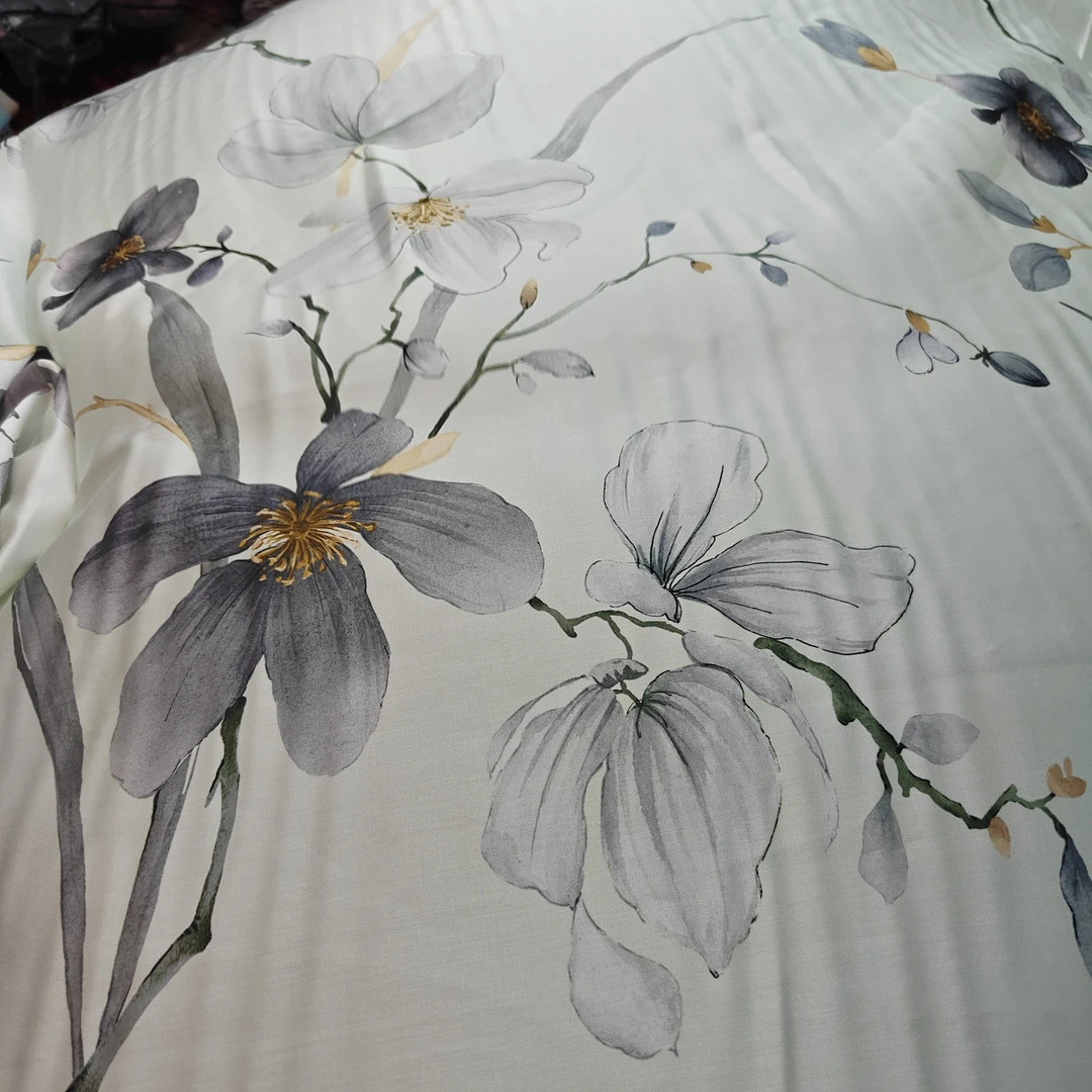 22【品牌高货孤品微瑕】100%莱赛尔天丝布料———罗艺曼