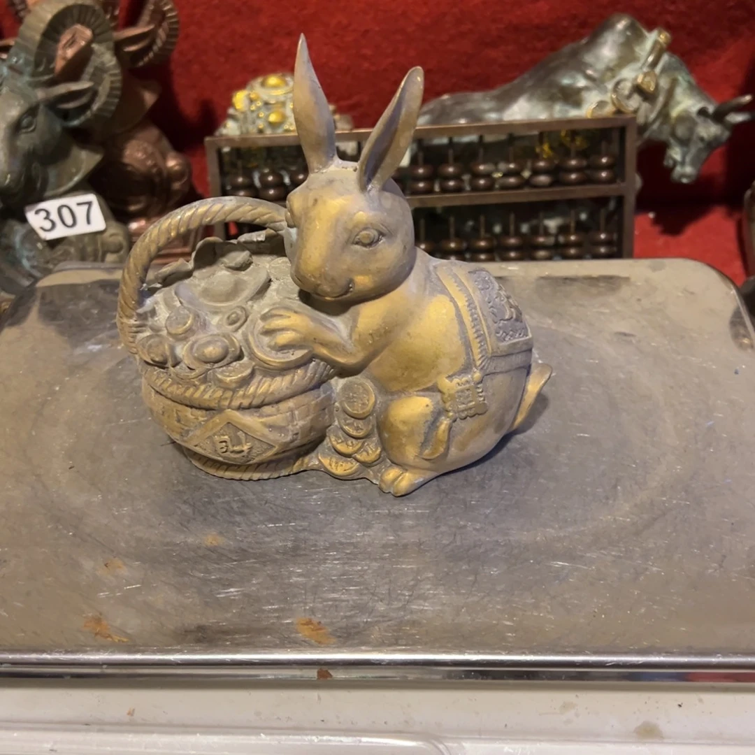 黄铜摆件，文房摆件