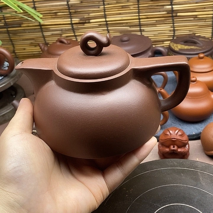 茶壶紫砂原矿黄龙山紫砂壶
