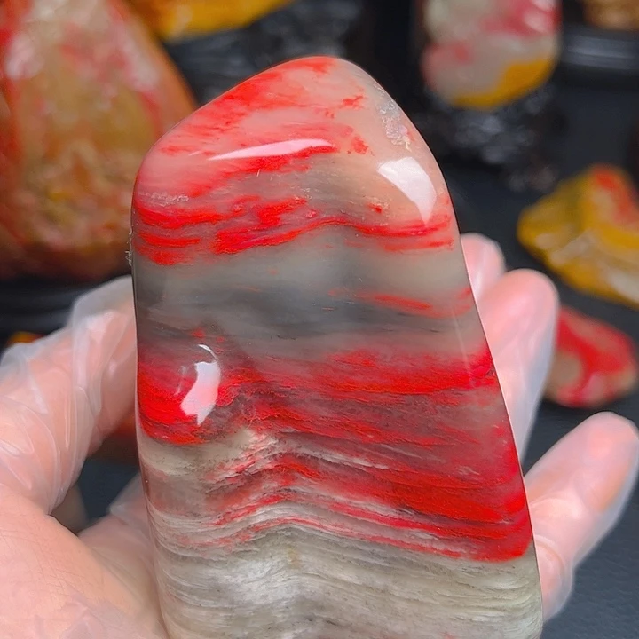 巴林鸡血石用****1巴林鸡血石精品原石