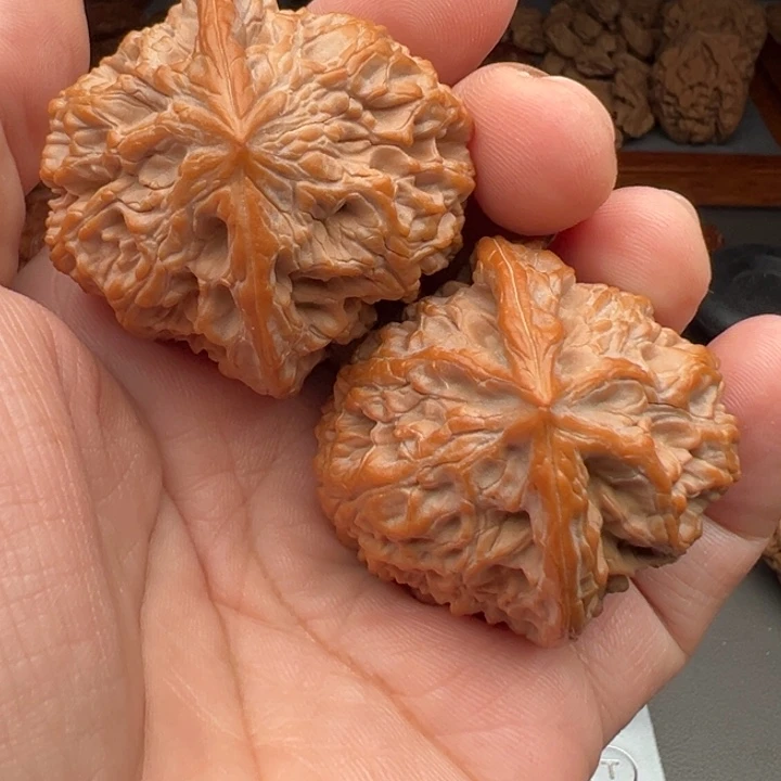 自***人把件文玩核桃野牛