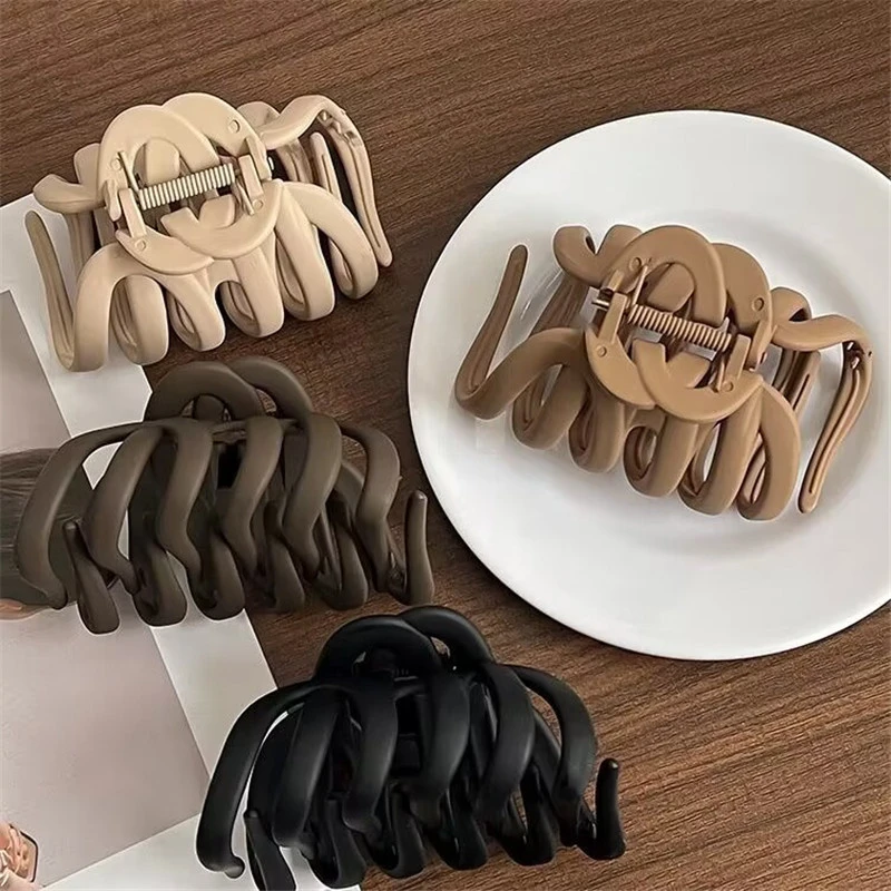 新款超洋气大号专用抓夹夹子网红爆款鲨鱼后脑勺发夹头饰卡子饰品