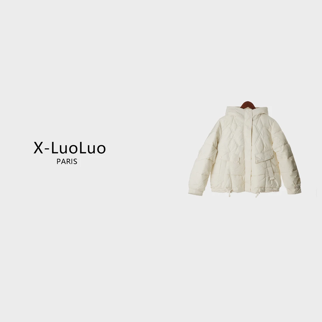 【X-LuoLuo洛洛】小个子天菜短款羽绒服抗冻冬季通勤百搭款