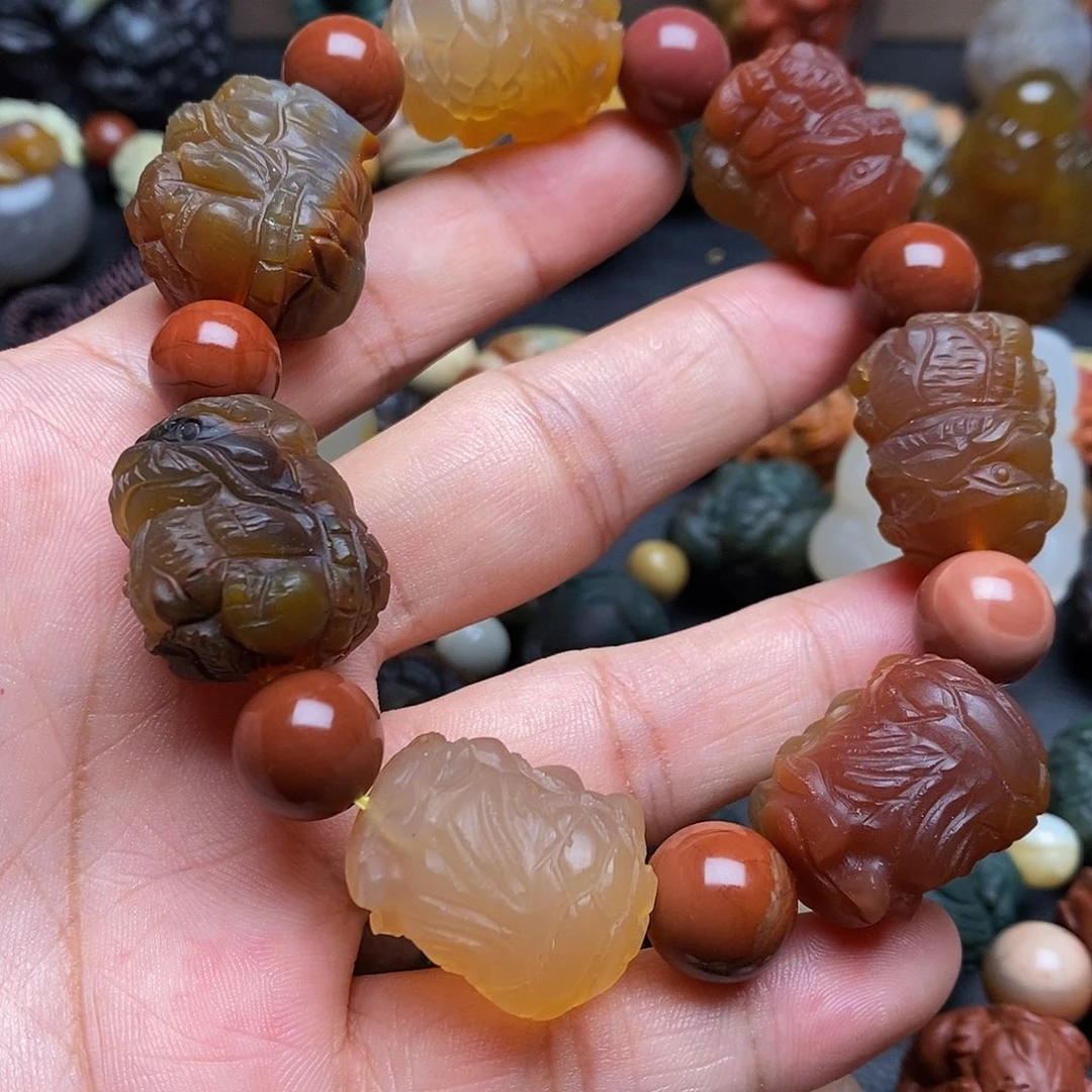 未镶嵌手串玛瑙/玉髓鑫**鑫