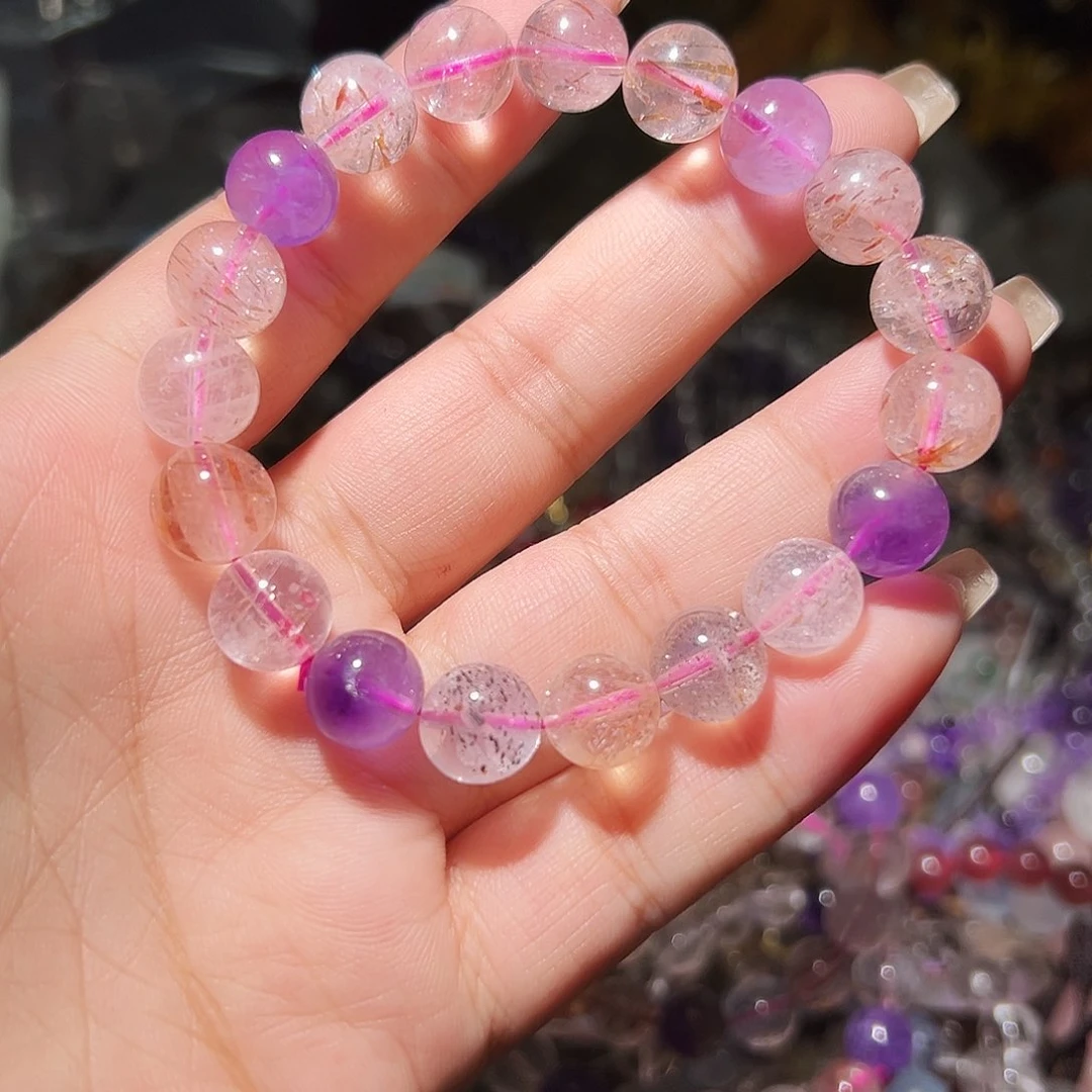 水晶手链未镶嵌仙女超七10毫米