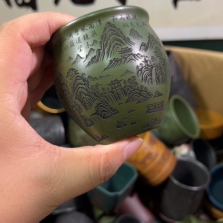 茶杯紫砂全手工紫砂主人杯