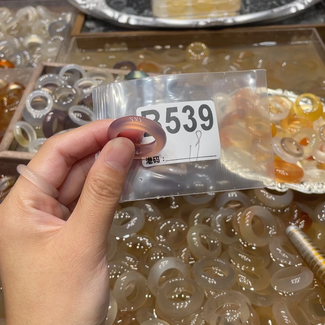 玛瑙/玉髓未镶嵌戒指539