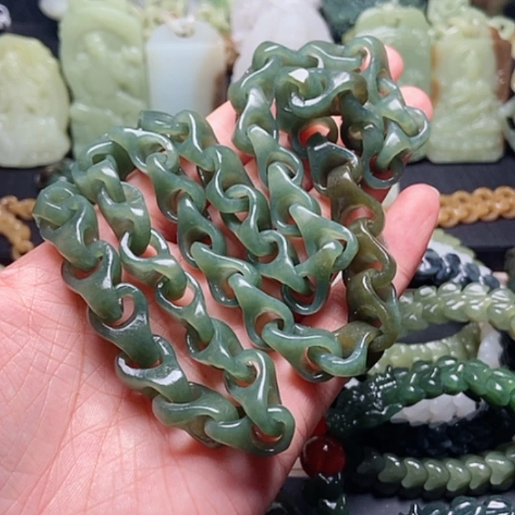 【闪购商品】和田玉未镶嵌颈饰淡****味