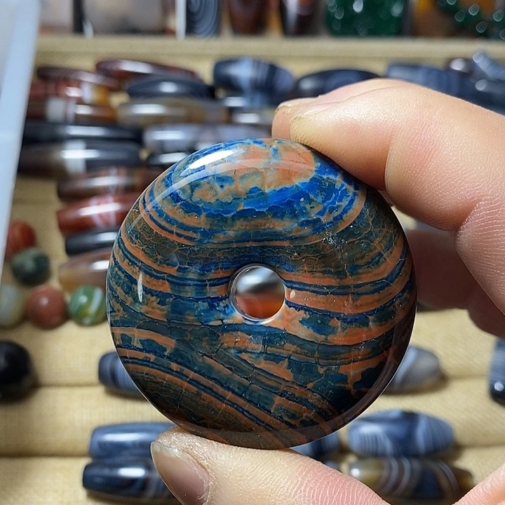 玛瑙/玉髓合金颈饰