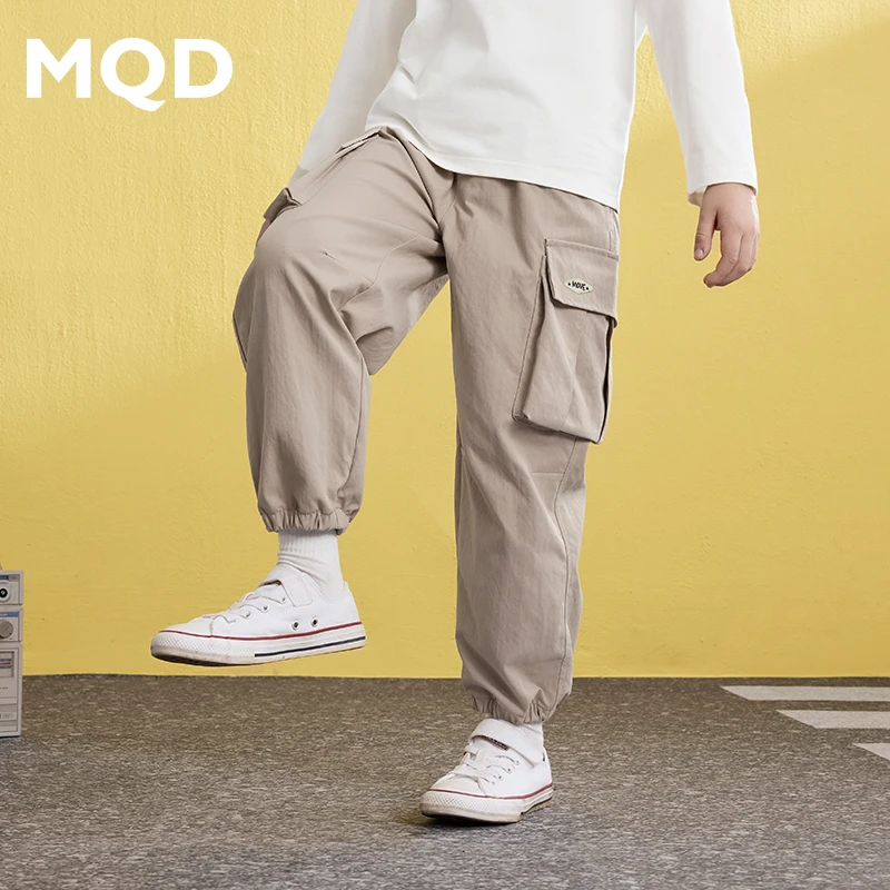 MQD童装男童25春中大童新品工装户外露营登山休闲裤9651W1527