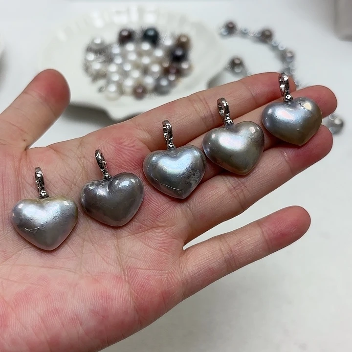 拼合珍珠（马贝珠）未镶嵌颈饰