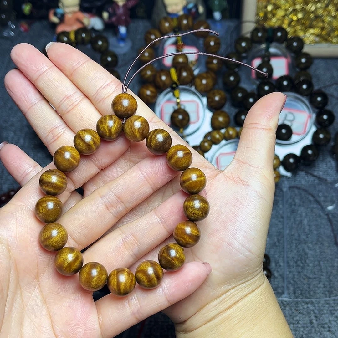 金丝楠手串/手链可金丝楠1.2红油手串158