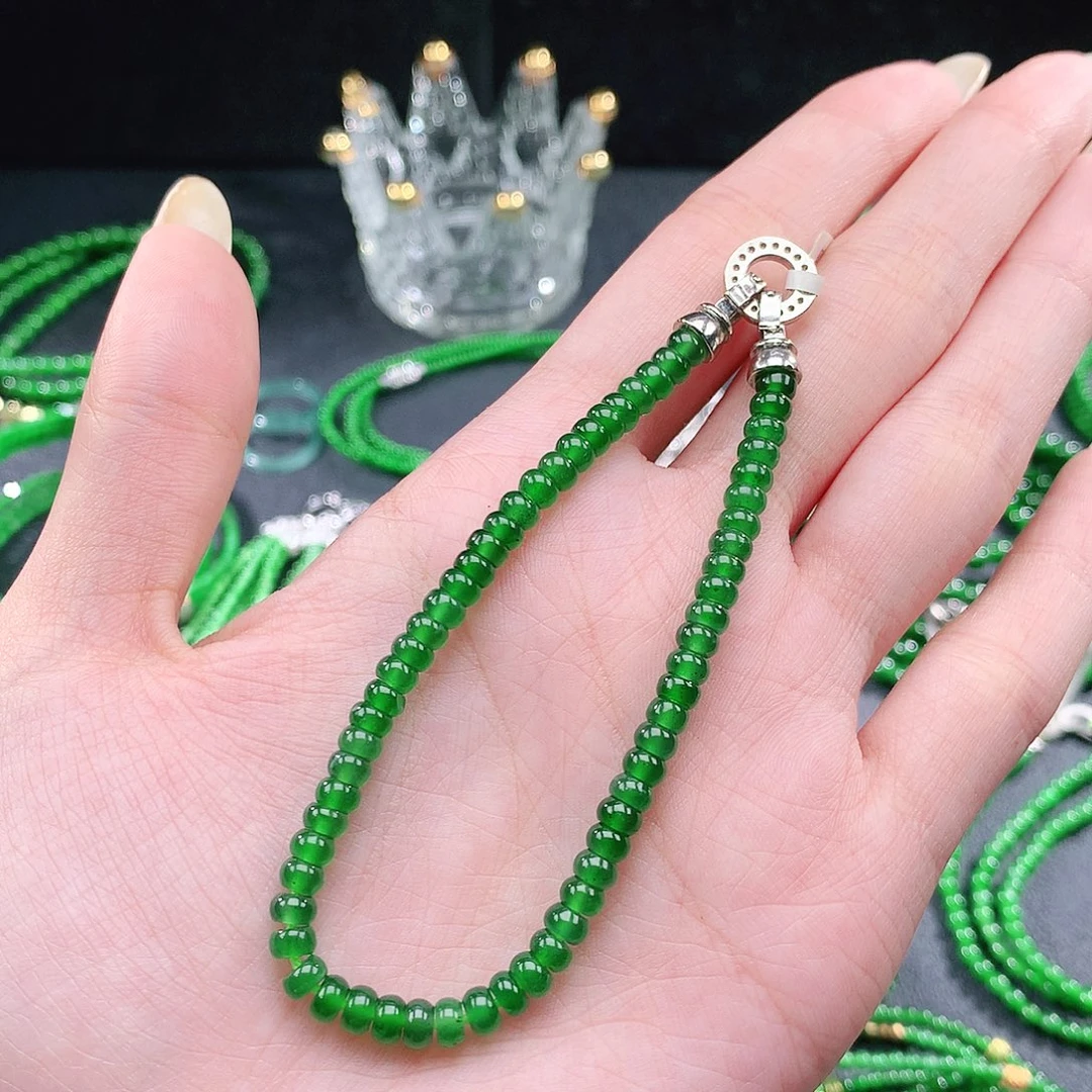 ****心翡翠未镶嵌手串手链
