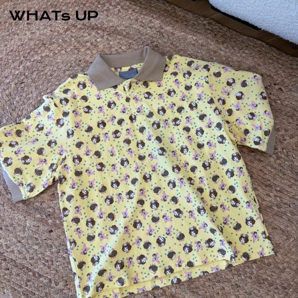 Ashley Williams 25AW 设计师品牌 polo领短袖 WHATsUP