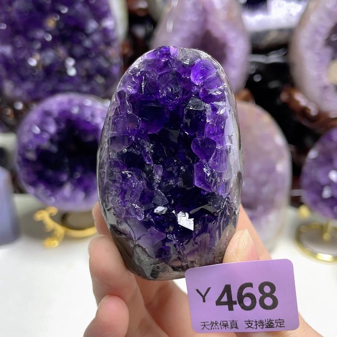 紫晶珠宝半成品未镶嵌