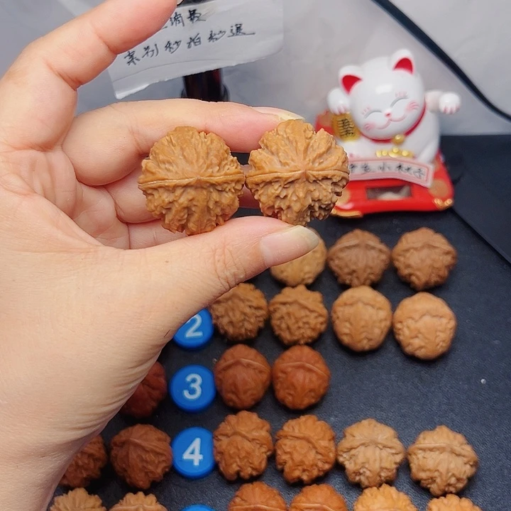 文玩核桃把件小手捻小霸王龙全品03