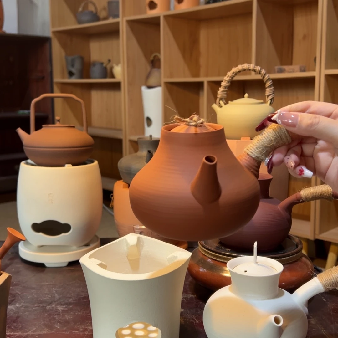 陶鸡蛋黄梨壶550cc1111