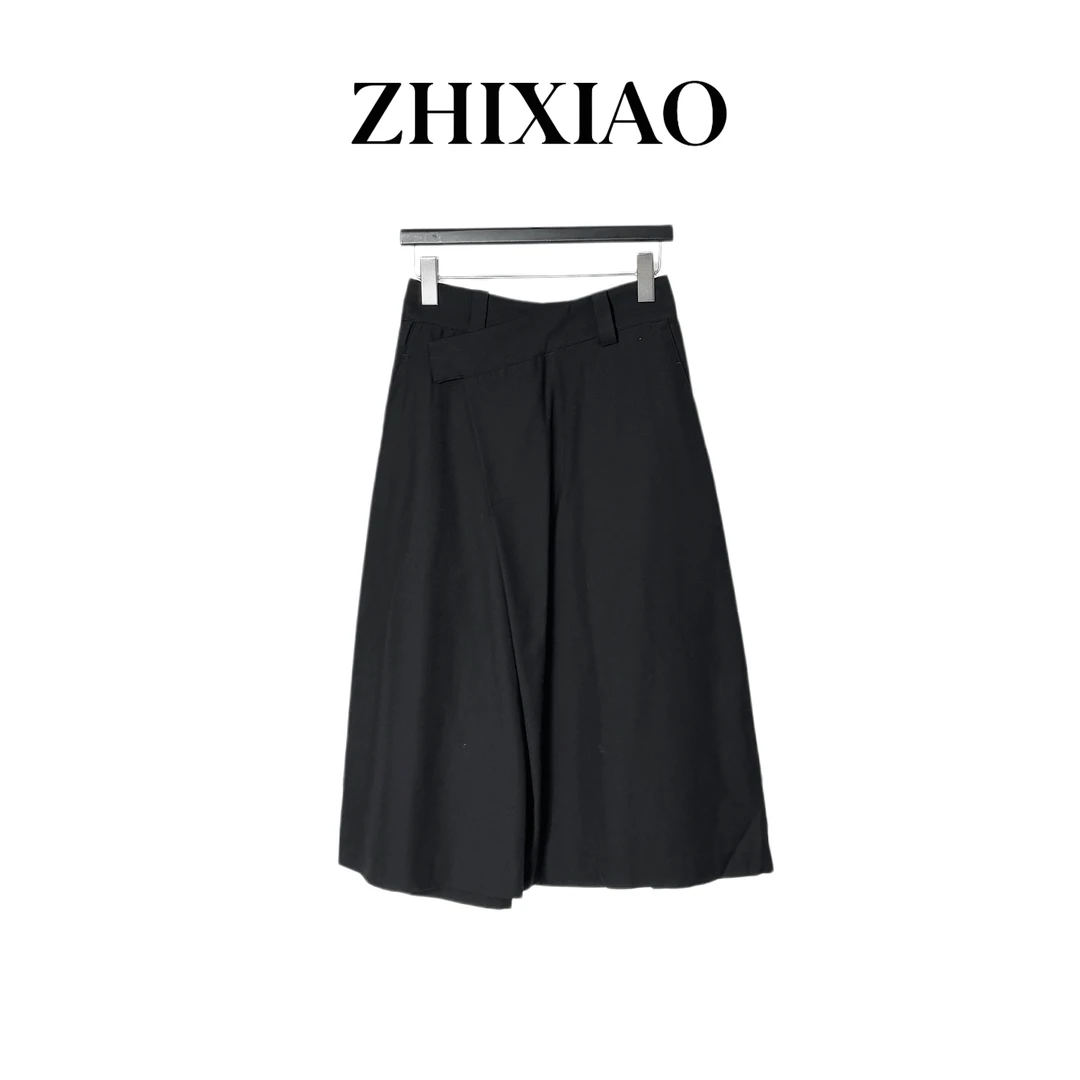 【ZHIXIAO】夏季新款：不规则腰头半裙8047