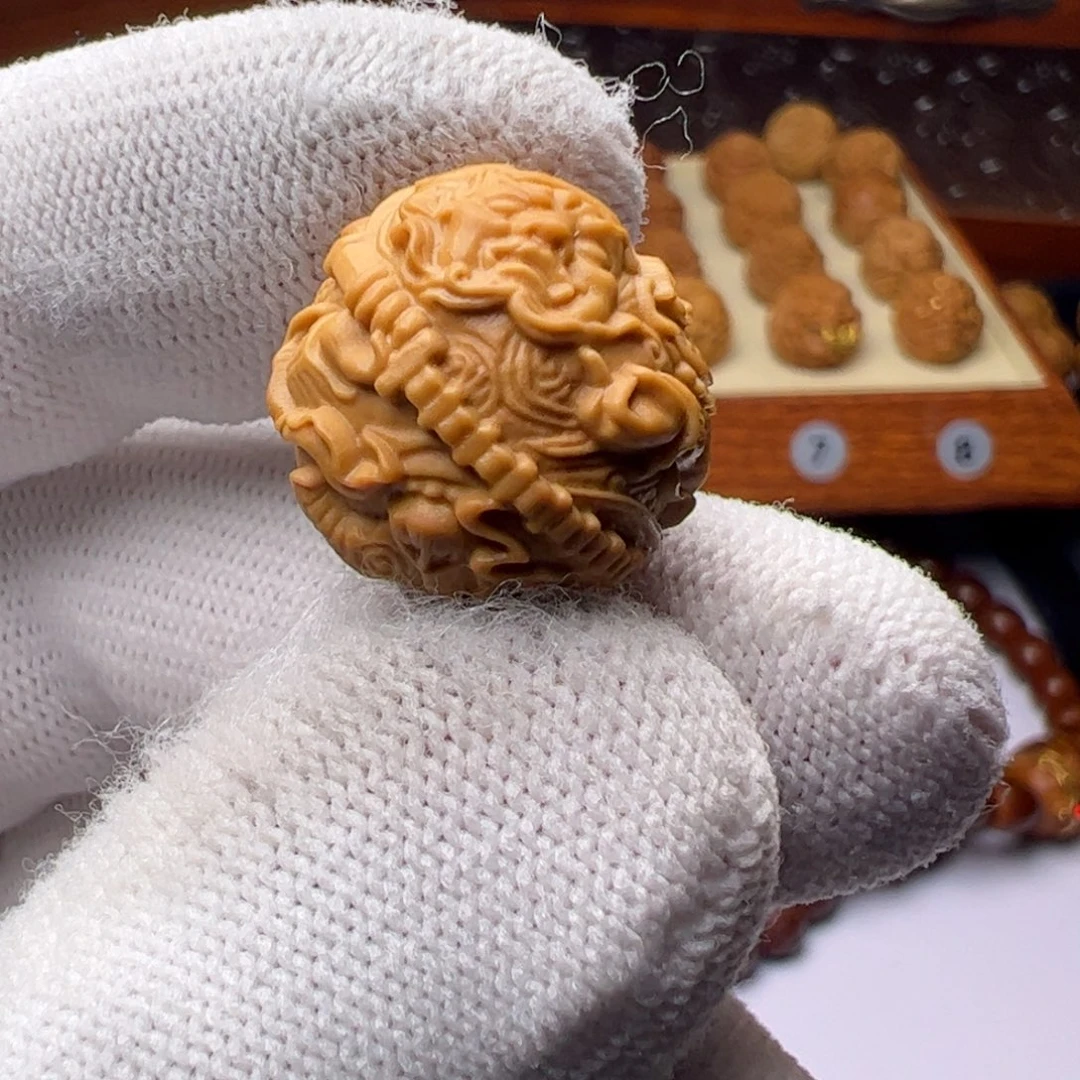 猴头核桃吊坠精工王灵官18