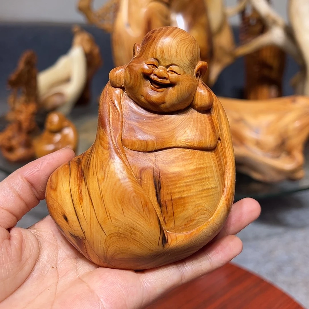 柏木崖柏木手把件摆件