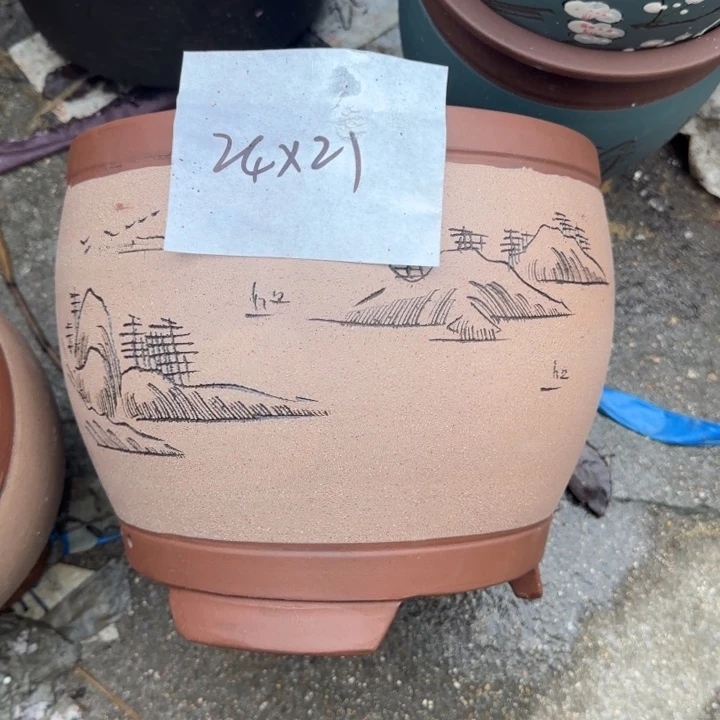 紫砂花盆特价清仓