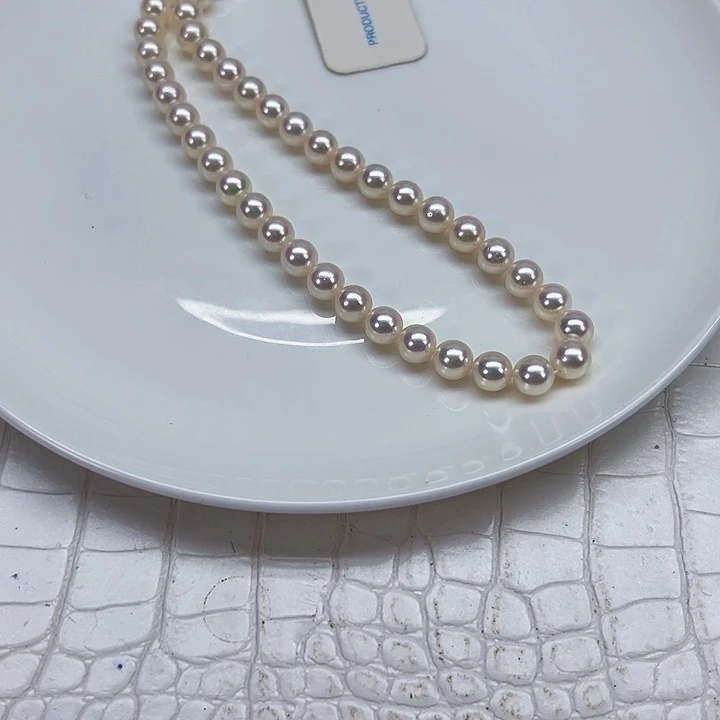 海水珍珠颈饰未镶嵌海水akoya7-7.5mm福利