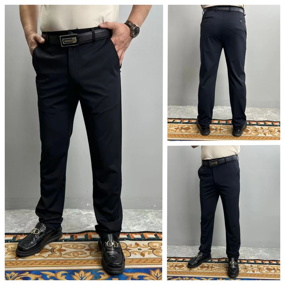 杰克朗博25年（天丝莫代尔）夏款男士商务直筒休闲裤603