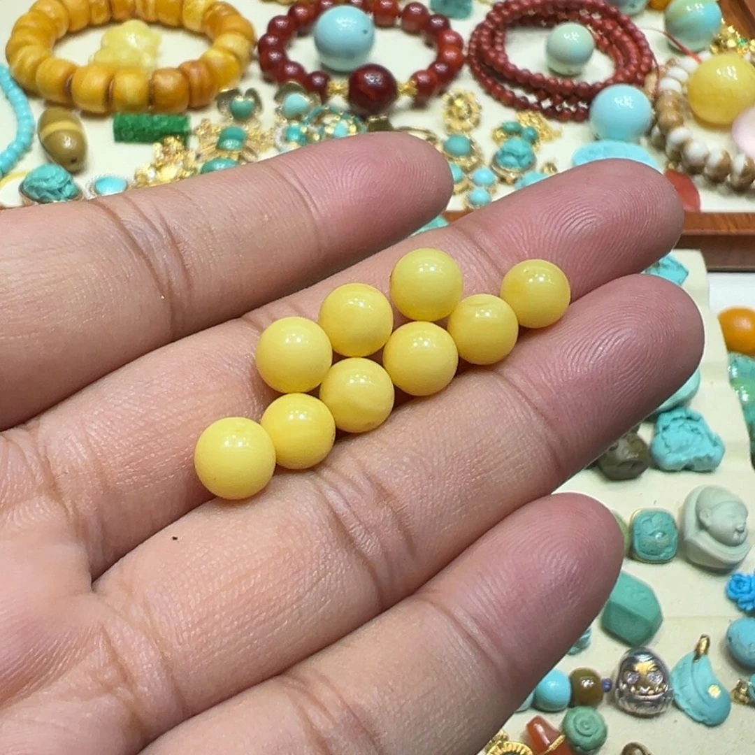 琥珀颈饰未镶嵌尺寸7