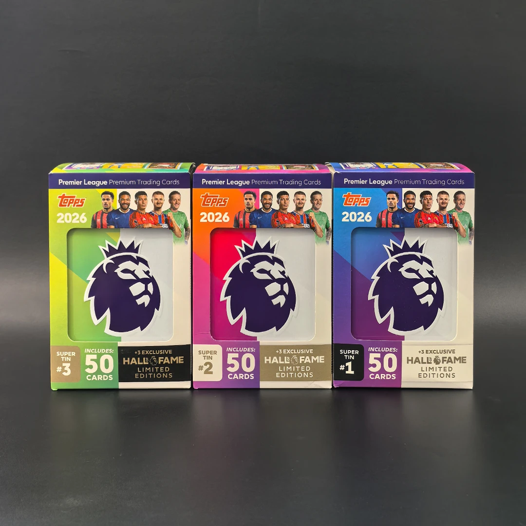 25-26 Topps 英超足球 超级大铁盒  未成年人禁止下单 默认代拆
