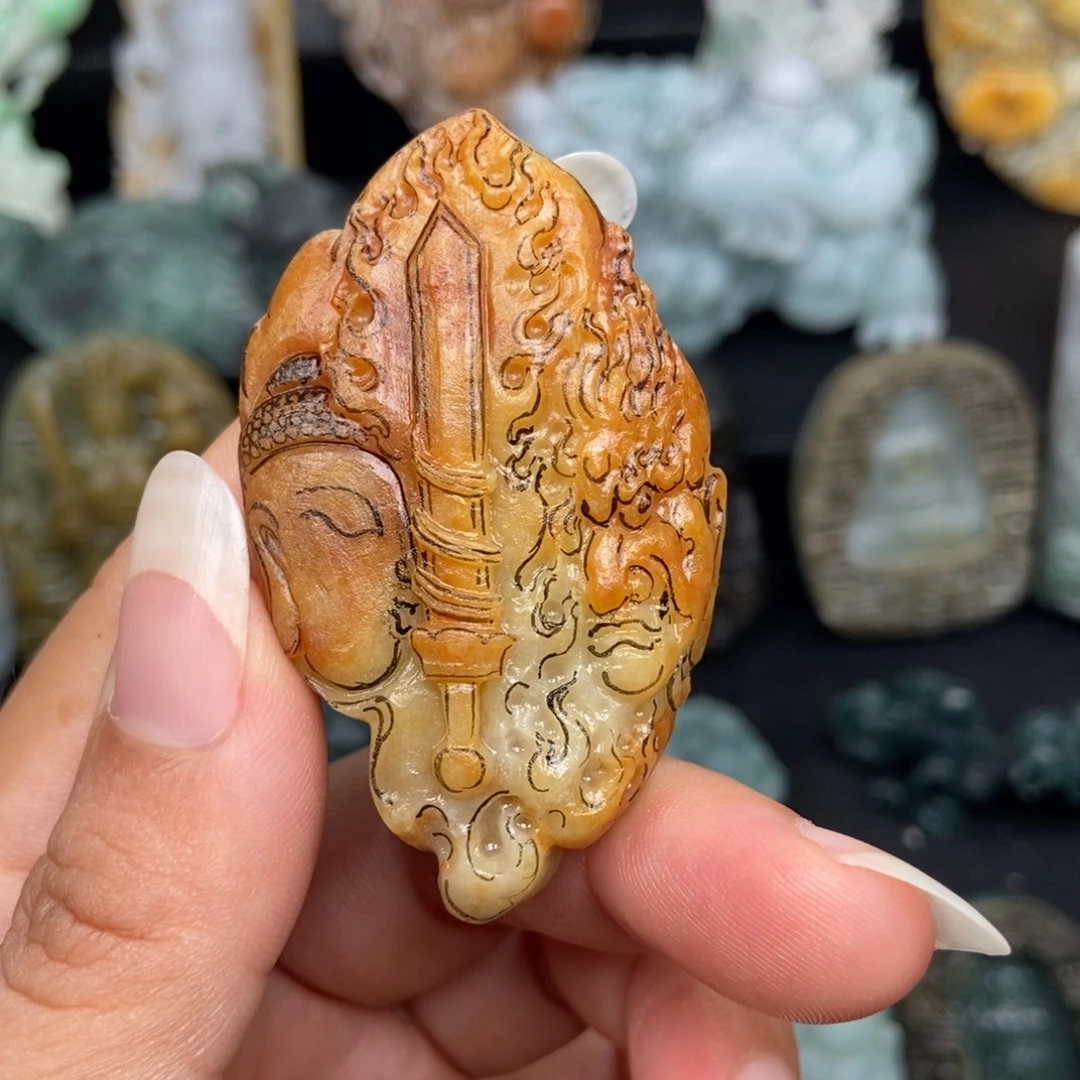 定制翡翠未镶嵌天然缅甸翡翠A货毛货抛光定制