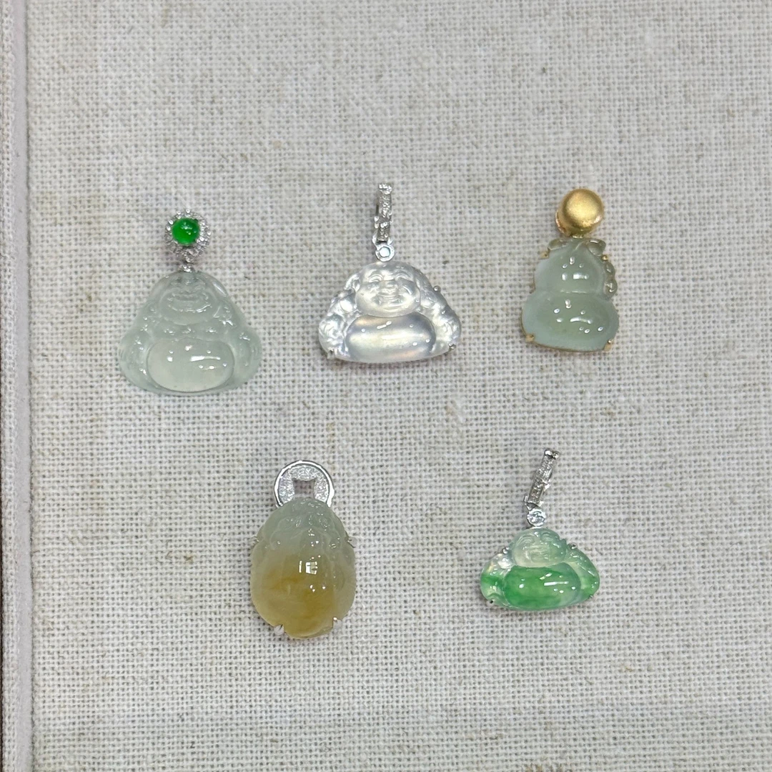 翡翠吊坠一件-18K金-多样性发货只发一件-AD08-JX|CXQ21