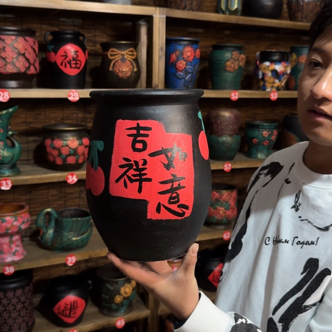 带孔高端浮雕花盆抢抢抢