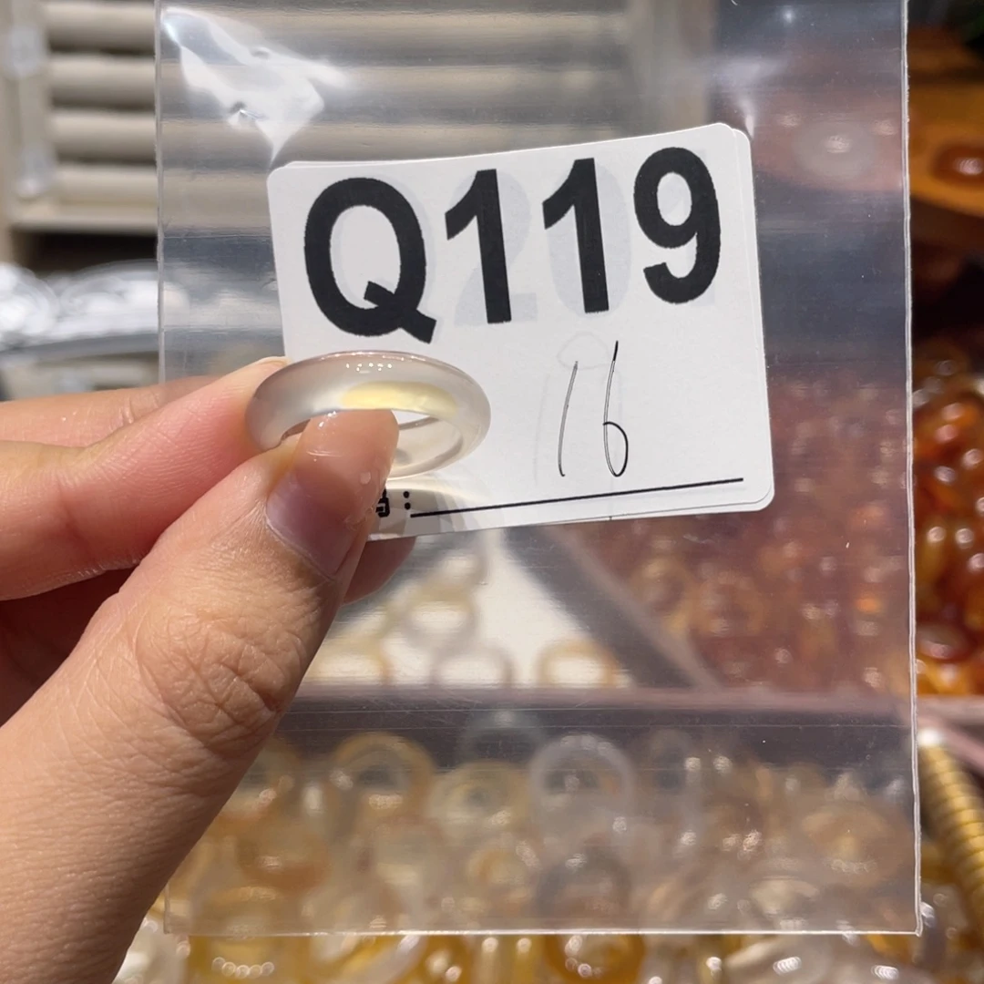 玛瑙/玉髓未镶嵌戒指119