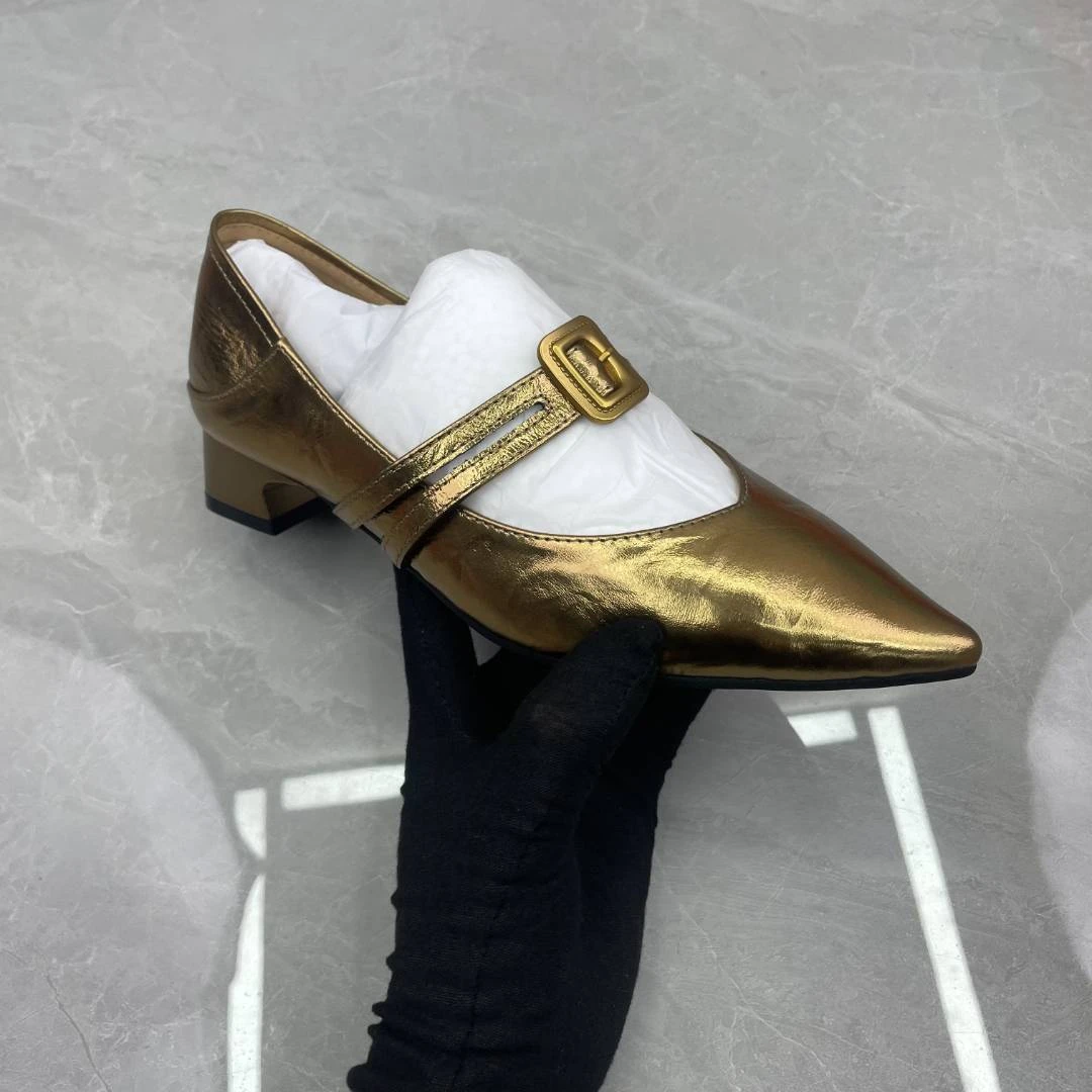 单鞋女（牛皮）13899-67 （孤品）f区35码