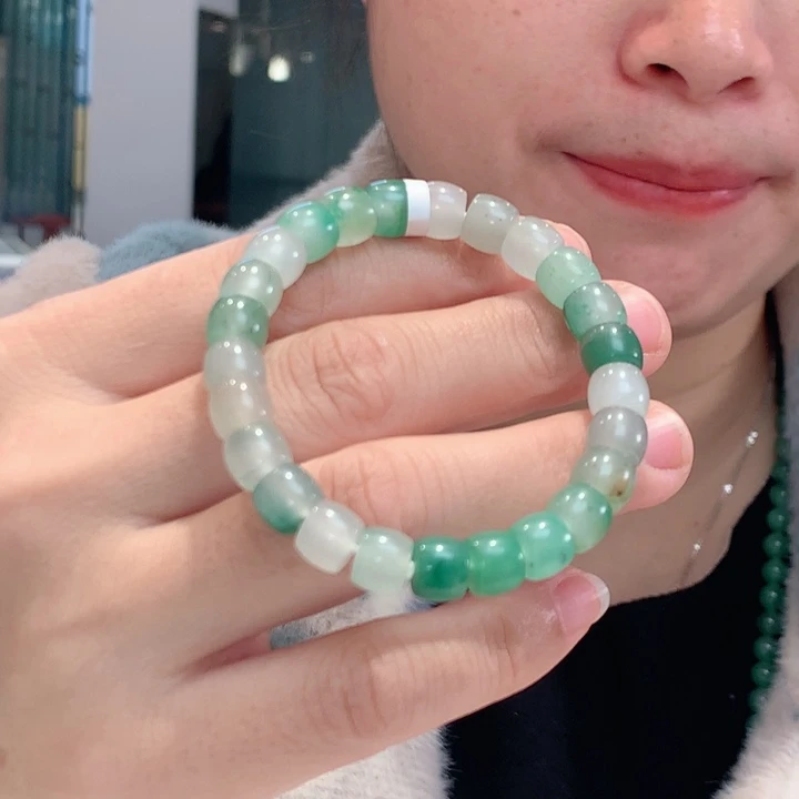 石英质玉合金手链