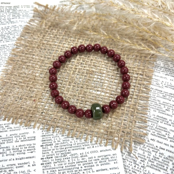 合金手链 「Richer」NX -3131紫金珠珠手串