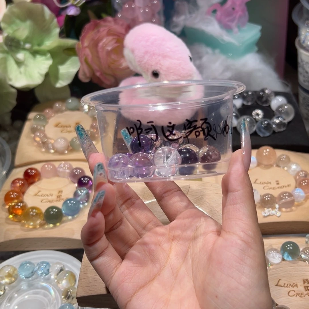 啊***。烟晶手链银S925镶嵌