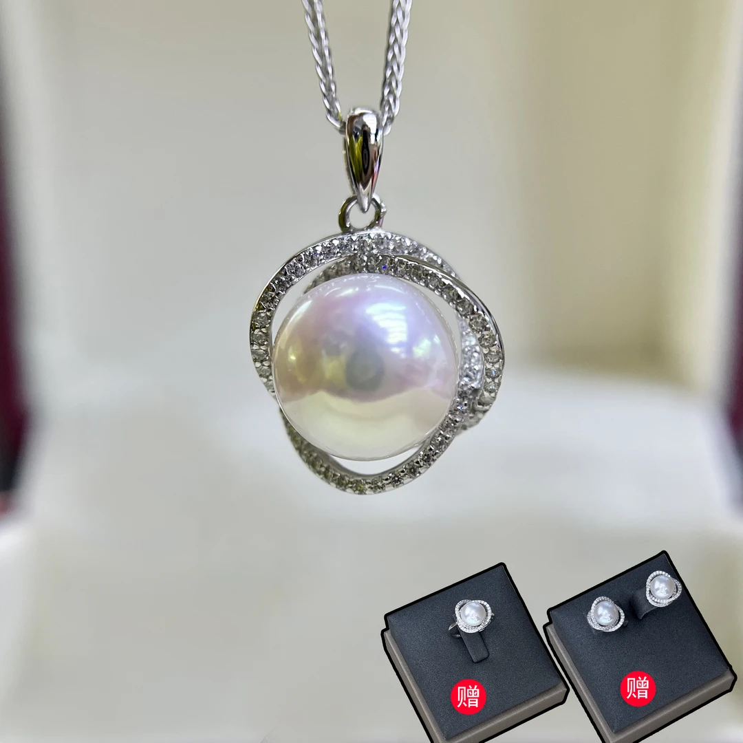 【莞莞专属】【缘起】淡水正圆极光吊坠（多样性发货发一）RKZ8004