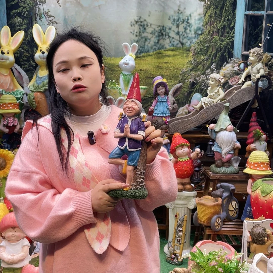 摆件花园摆件红红火火
