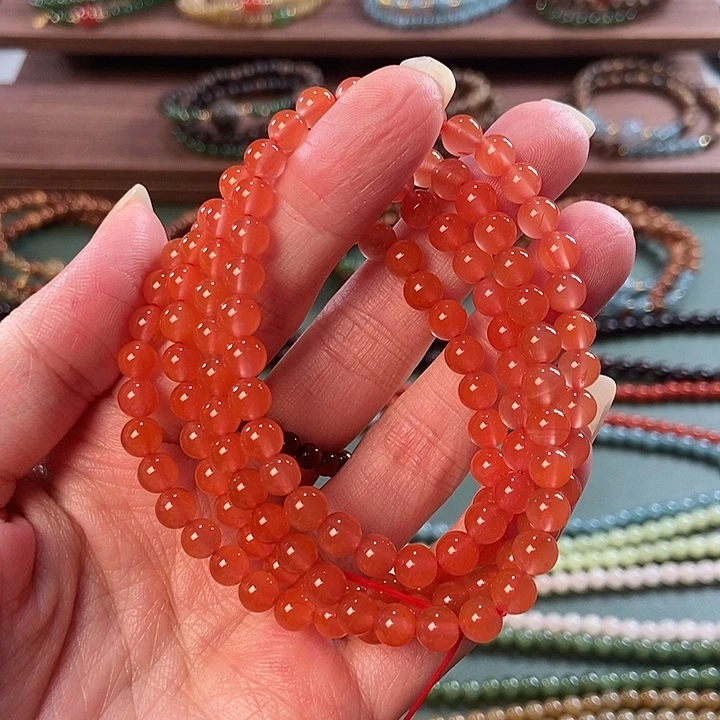 合金手链南红玛瑙0.6