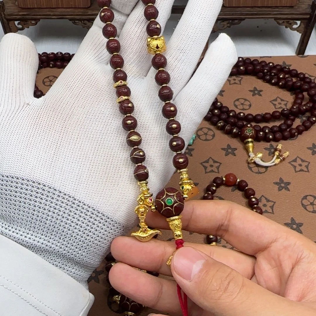 何***吊坠凤眼菩提凤眼金钉手持8.8满配蓝