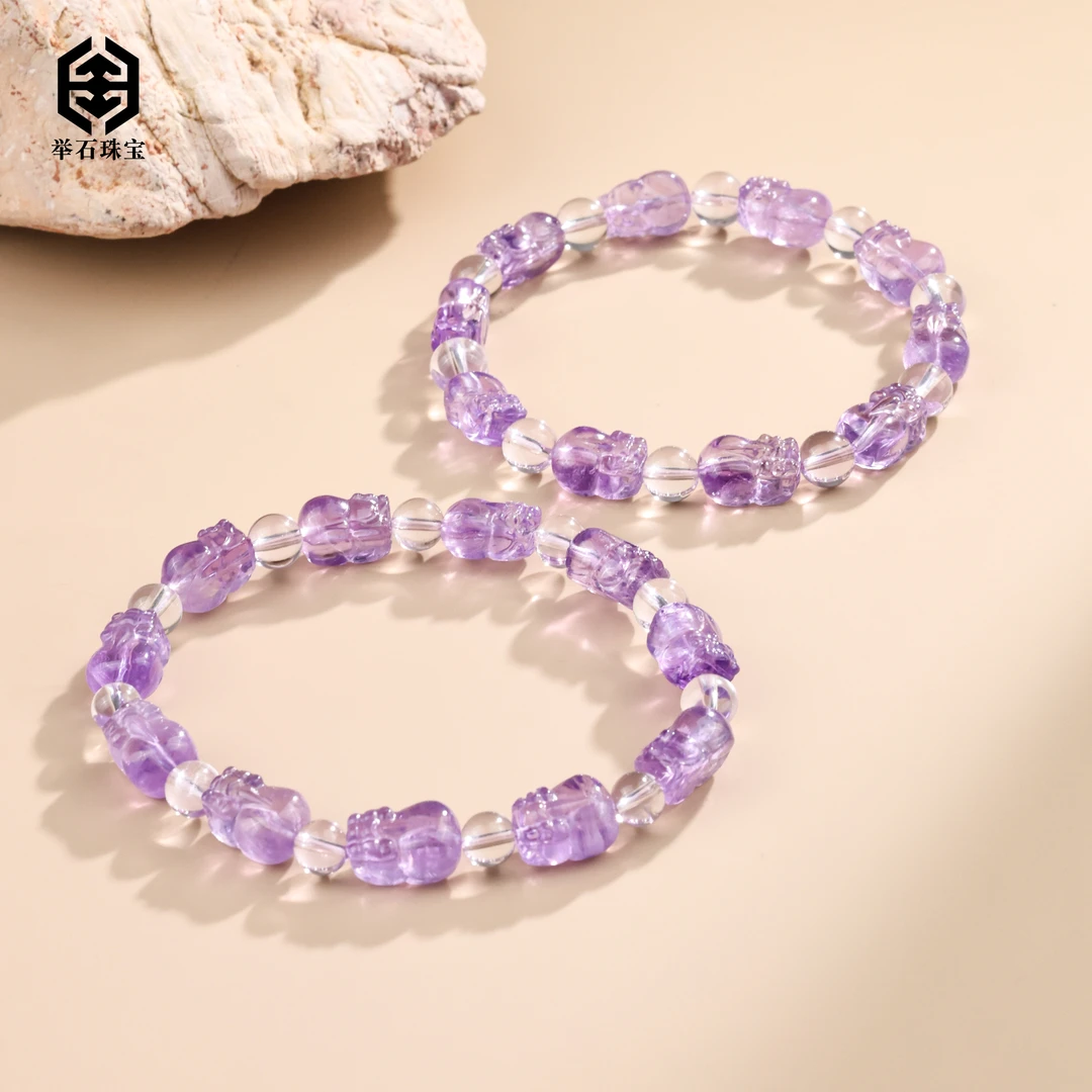 【举石珠宝】T0709-1007-278水晶手串（一件/多样性发/约5mm）L