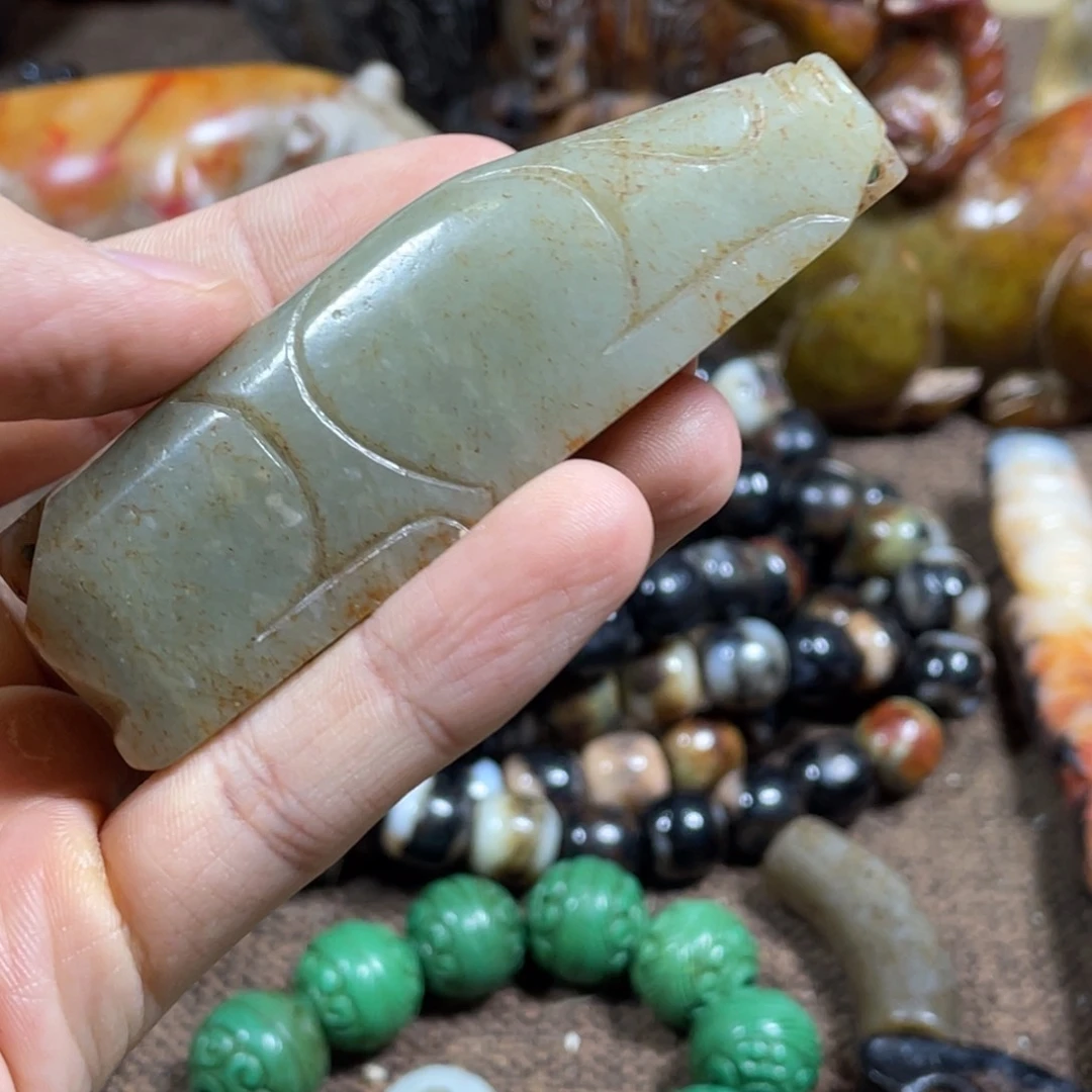 和田玉未镶嵌吊坠(不含链)