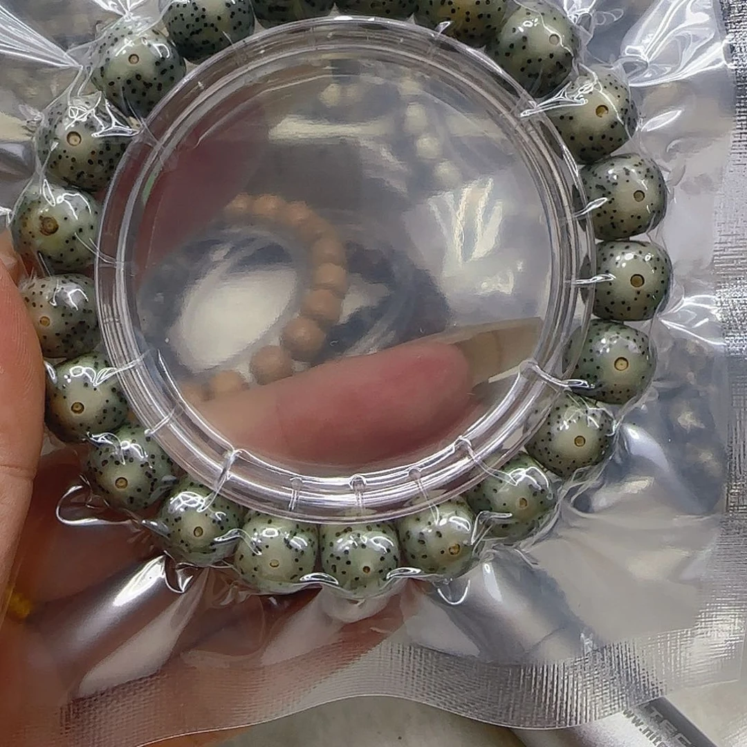 星月菩提手串251哈哈绿星月菩提1.1桶单圈