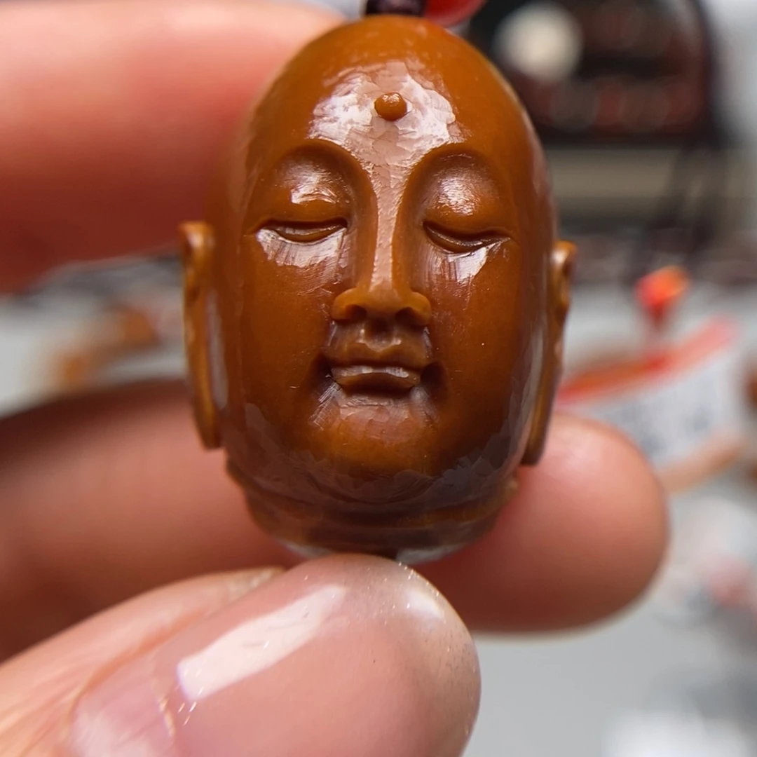 橄榄核吊坠静思罗汉