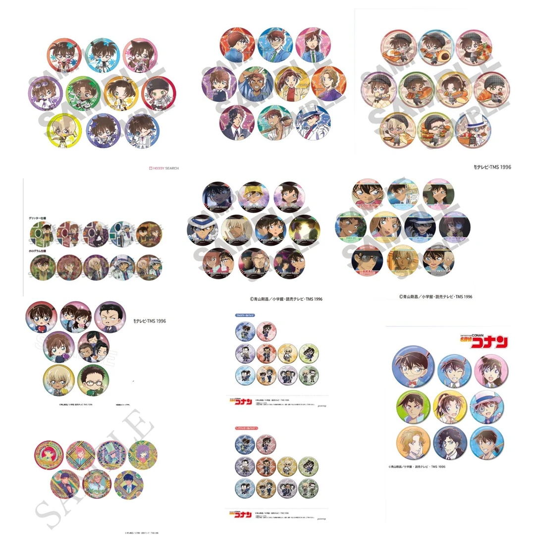 「名侦探柯南」25.7吃！油漆/面包店/抱心等 多系列徽章 默认代拆ML