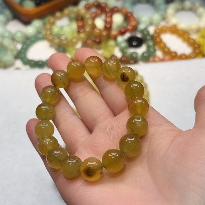 x***n蛇纹石玉未镶嵌手串