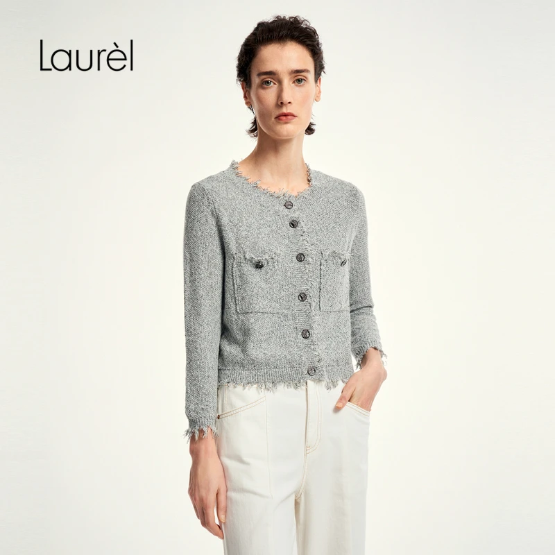 【粉丝专享】Laurel早秋新款休闲针织衫女LWD353M01800