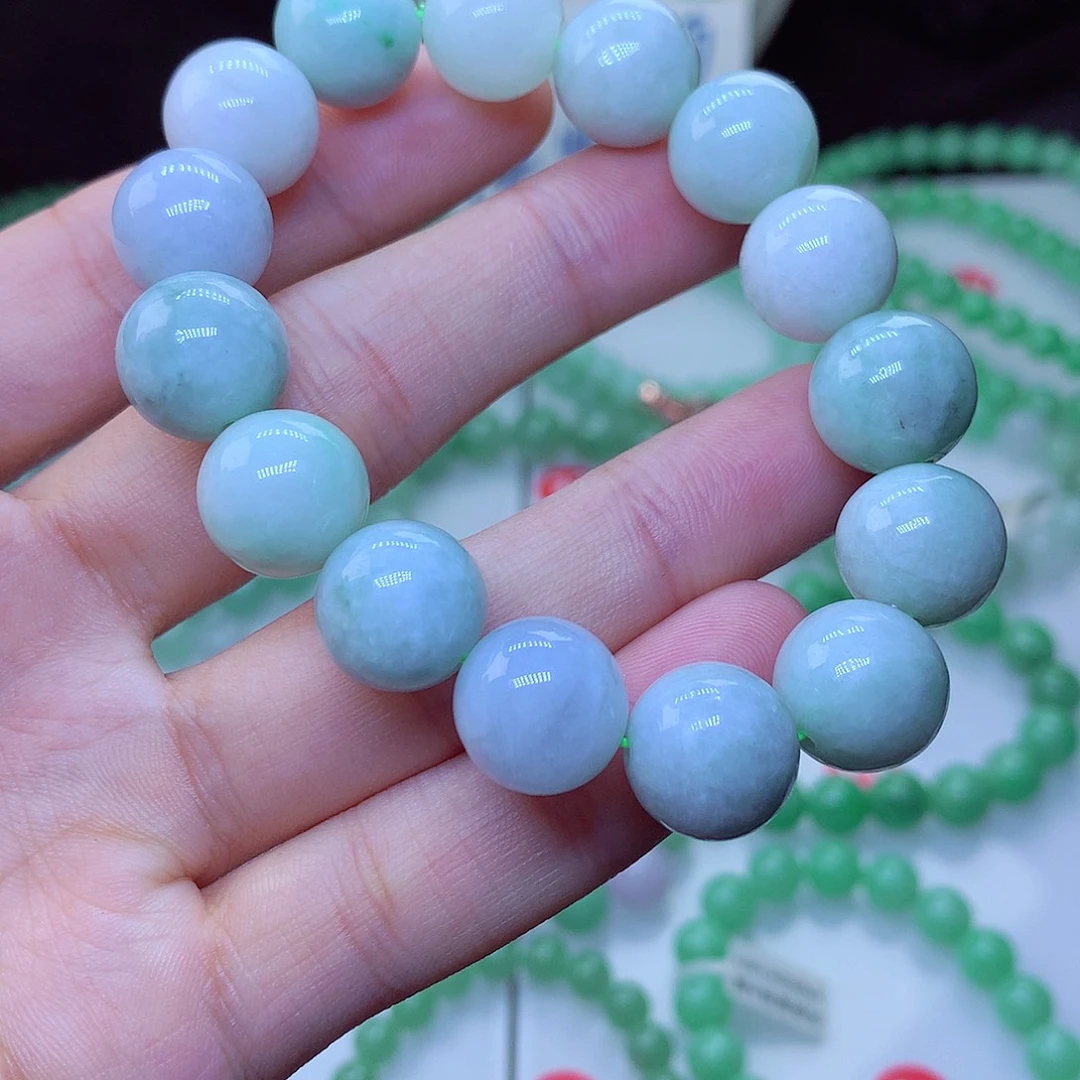 翡翠毛衣链未镶嵌
